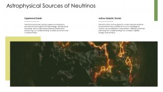 Astrophysical Sources Of Neutrinos PPT Sample ST AI SS