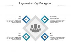 Asymmetric key encryption ppt powerpoint presentation infographic template model cpb