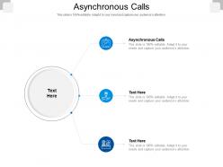 Asynchronous calls ppt powerpoint presentation infographic template microsoft cpb