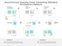 Asynchronous queuing cloud computing standard architecture patterns ppt presentation diagram