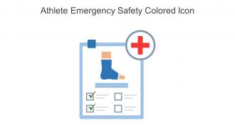 Athlete Emergency Safety Colored Icon In Powerpoint Pptx Png And Editable Eps Format