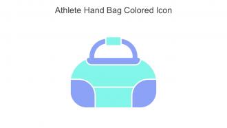 Athlete Hand Bag Colored Icon In Powerpoint Pptx Png And Editable Eps Format
