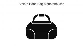 Athlete Hand Bag Monotone Icon In Powerpoint Pptx Png And Editable Eps Format
