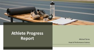 Athlete Progress Report PPT Slides VA