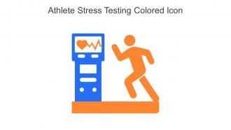 Athlete Stress Testing Colored Icon In Powerpoint Pptx Png And Editable Eps Format