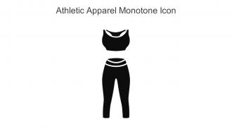 Athletic Apparel Monotone Icon In Powerpoint Pptx Png And Editable Eps Format