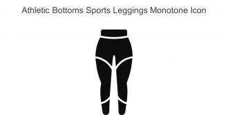 Athletic Bottoms Sports Leggings Monotone Icon In Powerpoint Pptx Png And Editable Eps Format