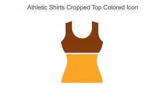 Athletic Shirts Cropped Top Colored Icon In Powerpoint Pptx Png And Editable Eps Format