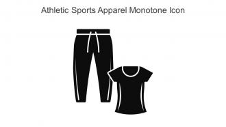 Athletic Sports Apparel Monotone Icon In Powerpoint Pptx Png And Editable Eps Format