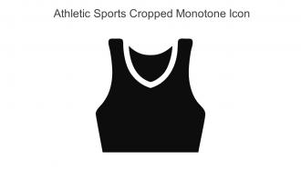 Athletic Sports Cropped Monotone Icon In Powerpoint Pptx Png And Editable Eps Format