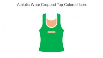 Athletic Wear Cropped Top Colored Icon In Powerpoint Pptx Png And Editable Eps Format