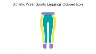 Athletic Wear Sports Leggings Colored Icon In Powerpoint Pptx Png And Editable Eps Format
