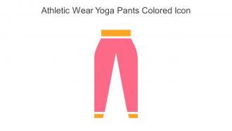 Athletic Wear Yoga Pants Colored Icon In Powerpoint Pptx Png And Editable Eps Format