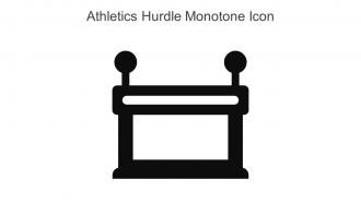 Athletics Hurdle Monotone Icon In Powerpoint Pptx Png And Editable Eps Format