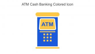 Atm Cash Banking Colored Icon In Powerpoint Pptx Png And Editable Eps Format
