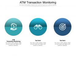 Atm transaction monitoring ppt powerpoint presentation icon samples cpb