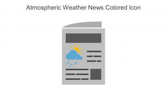 Atmospheric Weather News Colored Icon In Powerpoint Pptx Png And Editable Eps Format
