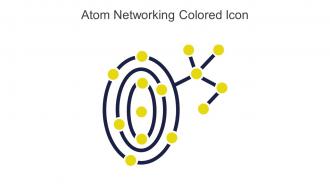 Atom Networking Colored Icon In Powerpoint Pptx Png And Editable Eps Format