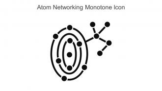 Atom Networking Monotone Icon In Powerpoint Pptx Png And Editable Eps Format