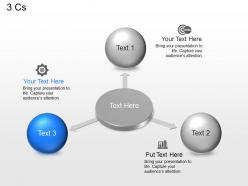 15212304 style circular hub-spoke 3 piece powerpoint presentation diagram infographic slide