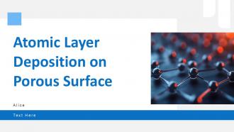 Atomic Layer Deposition On Porous Surface PPT Mockup ACP