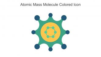 Atomic Mass Molecule Colored Icon In Powerpoint Pptx Png And Editable Eps Format