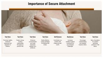 Attachment Theory Secure Attachment PPT PowerPoint ST AI Visual Compatible