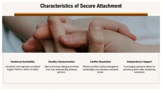 Attachment Theory Secure Attachment PPT PowerPoint ST AI Analytical Compatible