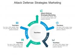 Attack defense strategies marketing ppt powerpoint presentation gallery slides cpb