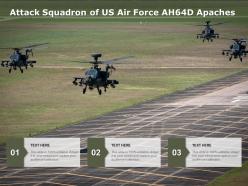 Attack squadron of us air force ah64d apaches