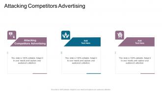Attacking Competitors Advertising In Powerpoint And Google Slides Cpb