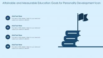 Attainable And Measurable Education Goals For Personality Development Icon