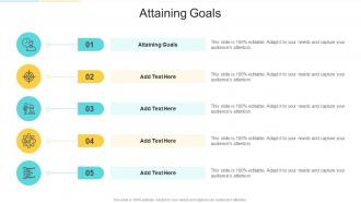 Attaining Goals In Powerpoint And Google Slides Cpb