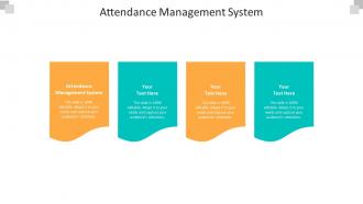 Attendance management system ppt powerpoint presentation summary cpb