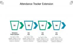 Attendance tracker extension ppt powerpoint presentation summary themes cpb