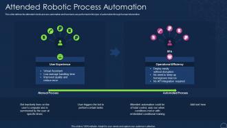 Attended Robotic Process Automation Robotic Process Automation Types