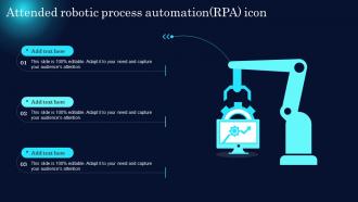 Attended Robotic Process Automation RPA Icon