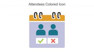 Attendees Colored Icon In Powerpoint Pptx Png And Editable Eps Format