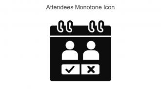 Attendees Monotone Icon In Powerpoint Pptx Png And Editable Eps Format