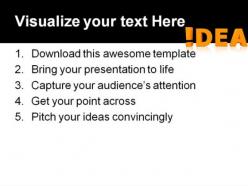 Attention idea business powerpoint templates and powerpoint backgrounds 0211