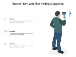 Attention Individual Explanatory Loudspeaker Megaphone Circle