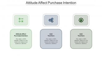 Attitude Affect Purchase Intention Ppt Powerpoint Presentation Layouts Guidelines Cpb