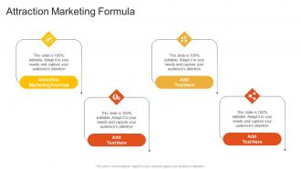 Attraction Marketing Formula In Powerpoint And Google Slides Cpb
