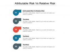 Attributable risk vs relative risk ppt powerpoint presentation portfolio outfit cpb