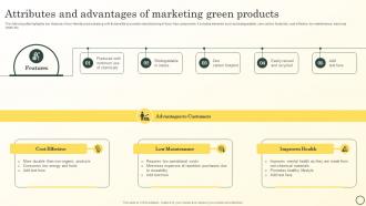 Attributes And Advantages Of Marketing Green Products Boosting Brand Image MKT SS V