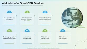 Attributes Of A Great Cdn Provider Delivery Network Ppt Slides Example File