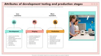 Attributes Of Development Testing And Production Stages