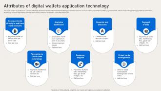 Attributes Of Digital Wallets Application Technology Deployment Of Banking Omnichannel
