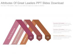 Attributes of great leaders ppt slides download