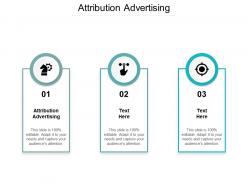 Attribution advertising ppt powerpoint presentation show display cpb